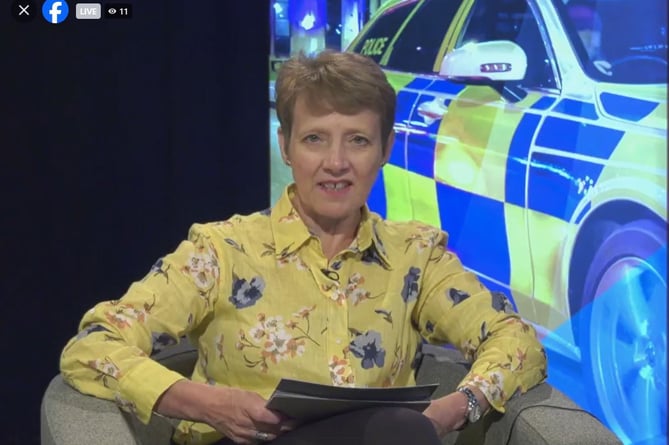 Police and Crime Commissioner Clare Moody at a recent police Question Time event 