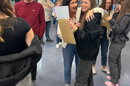 Writhlington School celebrates "fantastic" GCSE results