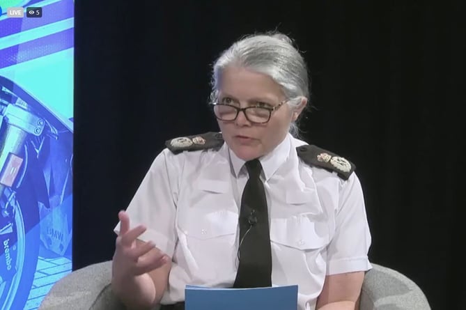 Police Question Time Avon and Somerset Chief Constable Sarah Crew