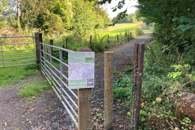 Entrance to phase two of the Frome's Missing Links from Buckland Road in Great Elm (Picture: Daniel Mumby)