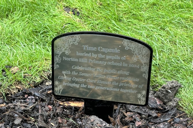 Somer Valley House care home buries time capsule ahead of October opening