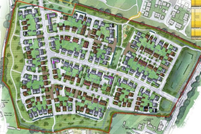 Revised plans for 270 homes on Green Park Road