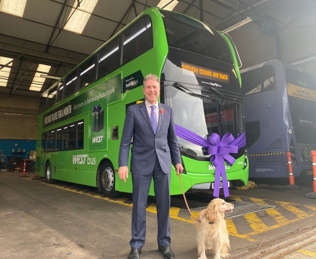 Birthday bus scheme extended for another year in the West of England