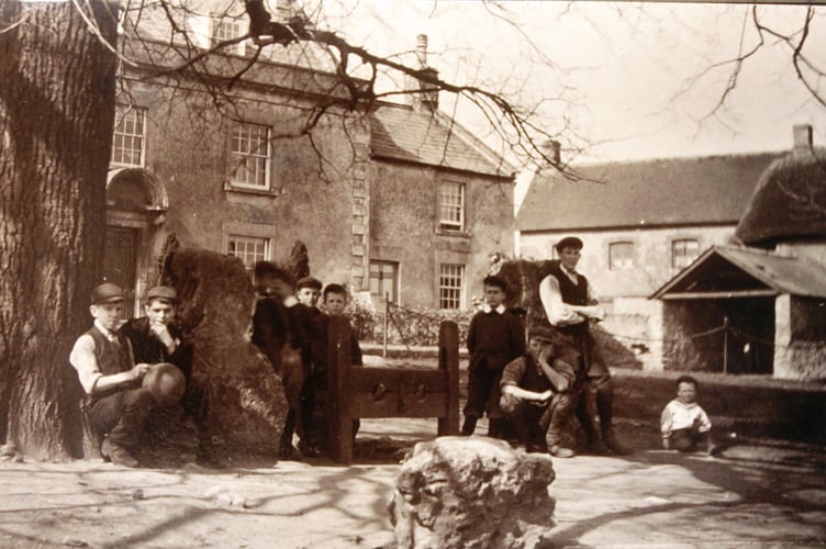 Last week's photo was taken at Faulkland village green and shows the old stocks.