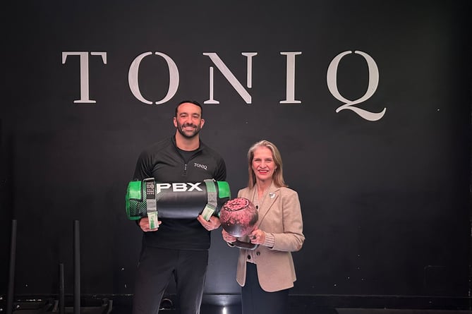 Wera Hobhouse MP with Arron Collins-Thomas, owner of TONIQ