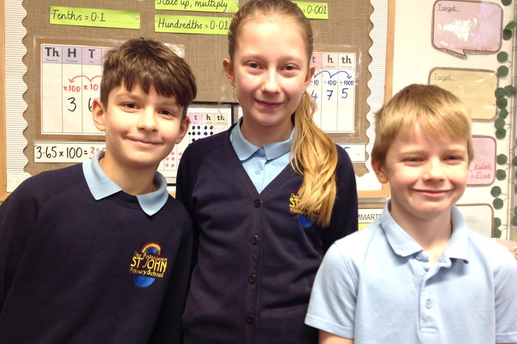 Pupils at Peasedown St John Primary School led their school to the top of their times tables competition.