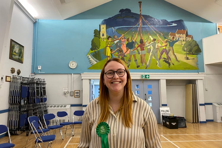 Green candidate in the Saltford byelection, Luanne Thornton