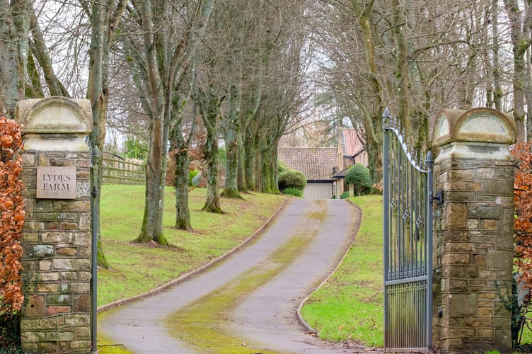 Driveway to Lydes Farm