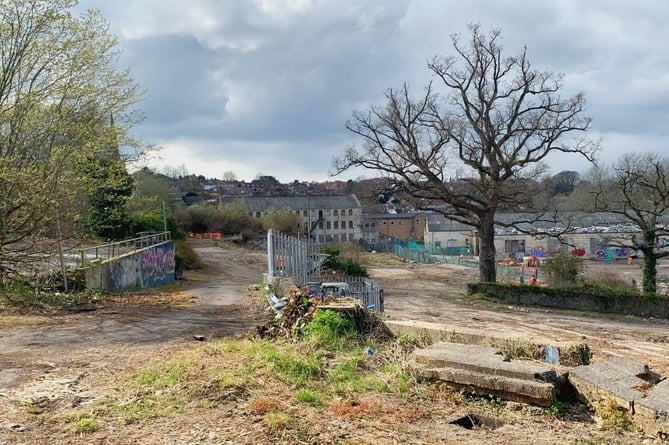 The Saxonvale site in Frome in early-2021 (Photo: Mayday Saxonvale)