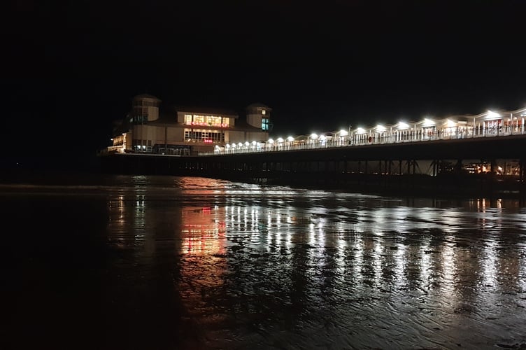 The Grand Pier in Weston-super-Mare.