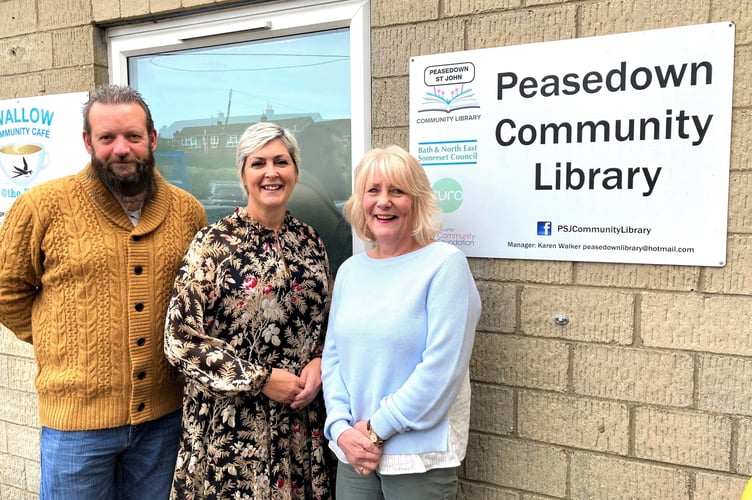 Cllr Gavin Heathcote, Benice Hampton and Cllr Karen Walker