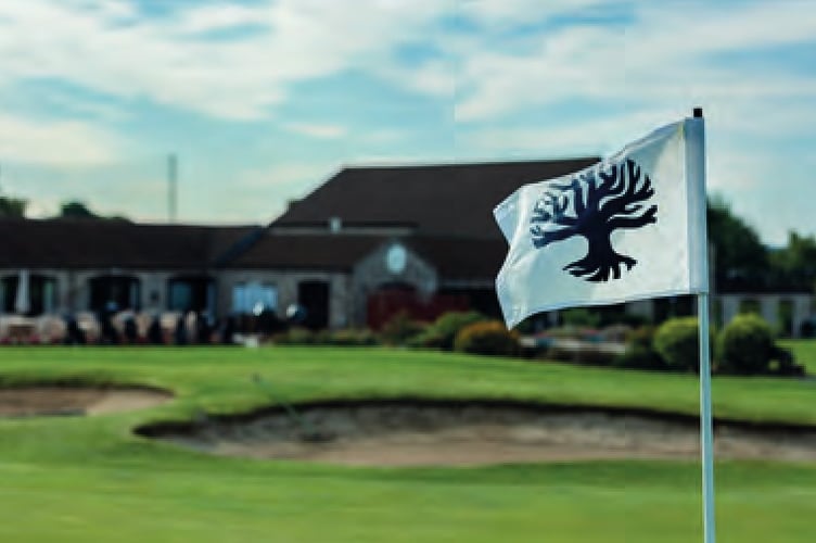 Clubhouse At Farrington Golf Club On Marsh Lane In Farrington Gurney. 