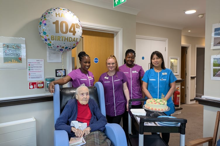 104-year-old Frome care home residents shares the secret to a long, happy life