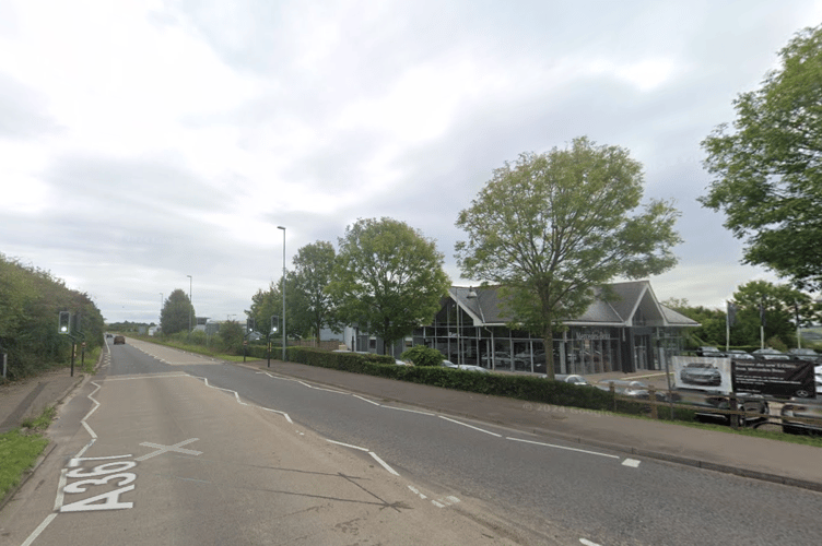 The fire service, ambulance service and the police were called to the scene of a collision on the A367.