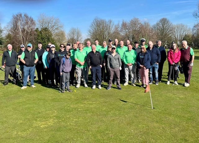 The golfing event marked the start of the partnership between Fosseway Golf Club and Mentoring Plus